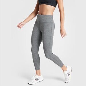 Athleta Ultimate Stash Leggings 7/8 length Heather gray size M